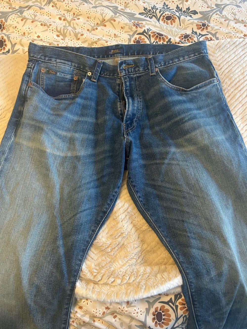 Ralph Lauren Slim Straight Blue Denim Jeans